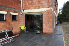 porte-fenêtre porte balcon gris