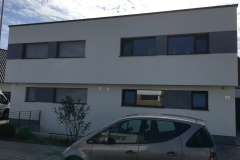 Fenêtre Schüco sans et avec les stores