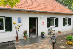 Volets battants verts