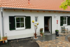 Volets battants verts