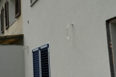 Volets battants bleu