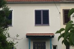 Volets battants bleu