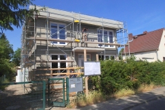 Batiment neuf avec les fenetres Schuco