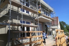Fenetres blanches de deux cotes Schuco