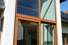 Construction en alu aspect bois