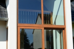 Construction en alu aspect bois