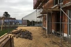 Chantier avec barriere interessante