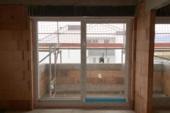 Porte levante-coulissante Schuco, vue a l'interieur